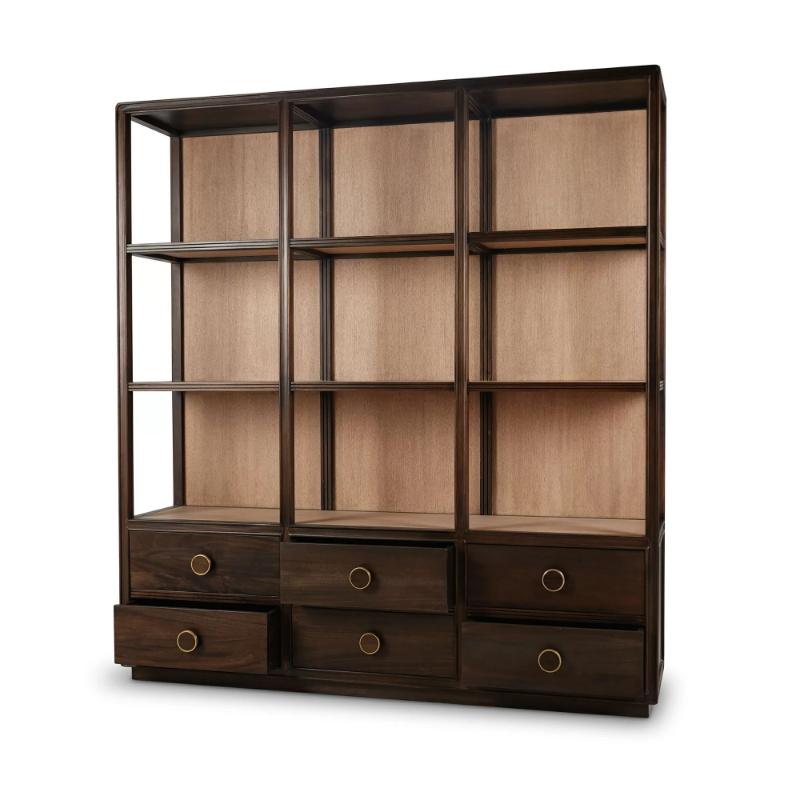Cohan Open Cabinet w/ 6 Drawers 28501 書櫃 圖2