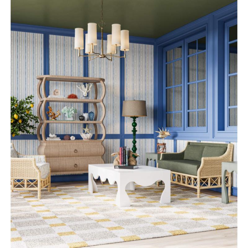 Savannah Open Bookcase w/ Rattan 28789 書櫃