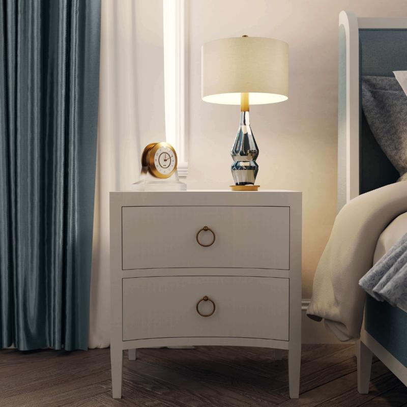 Mornington Linen Wrapped Nightstand 76575 床頭櫃 圖4