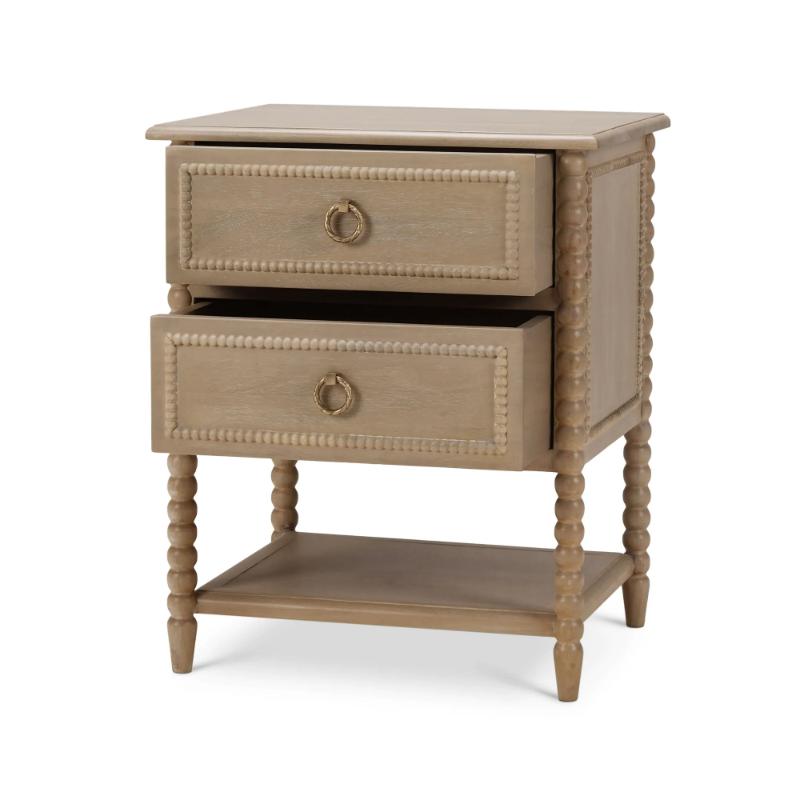 Cholet 2 Drawer Bedside Table w/ Shelf 28423 床頭櫃 圖5