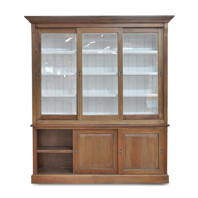 Hudson 88 Bookcase w/ 3 Sliding Doors 25975 展示櫃 圖3