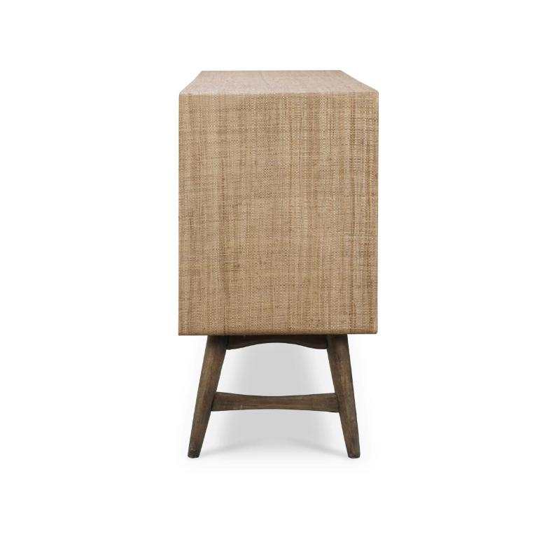 Pierre Mid Century Buffet/Media w/ Raffia 28103 電視櫃 圖6