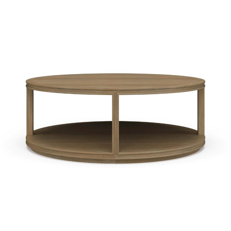 Cohan Round Coffee Table w/ Wood Shelf 28499 茶几 圖3