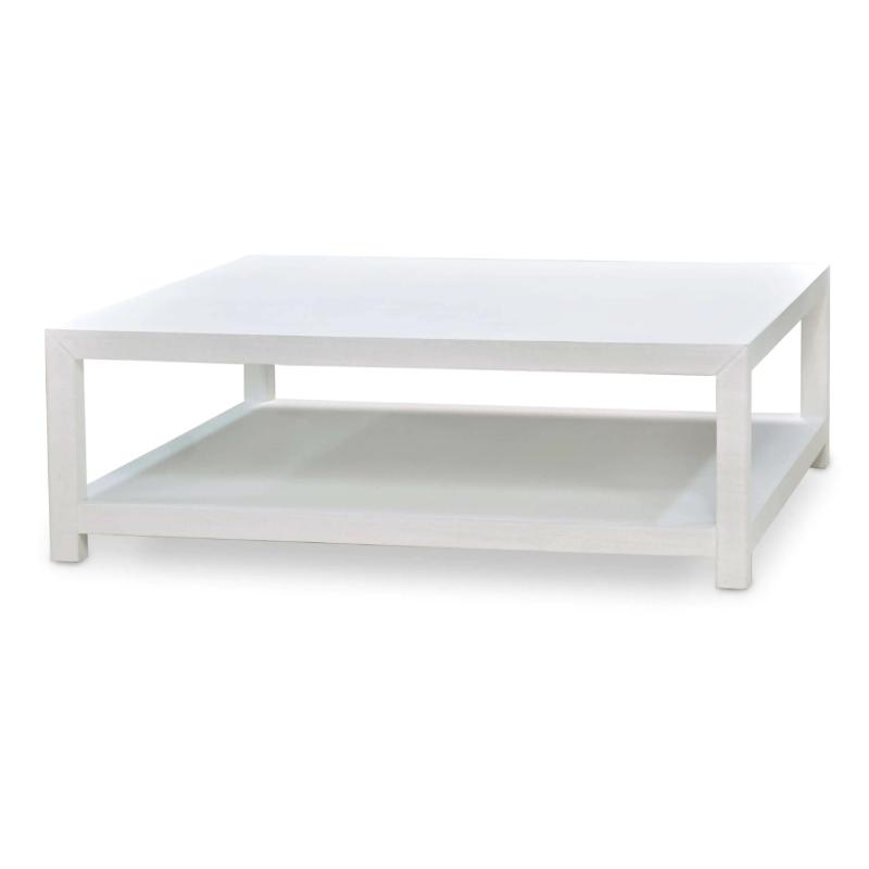 Milan Square Linen Wrapped Cofffee Table 76640 茶几 圖2