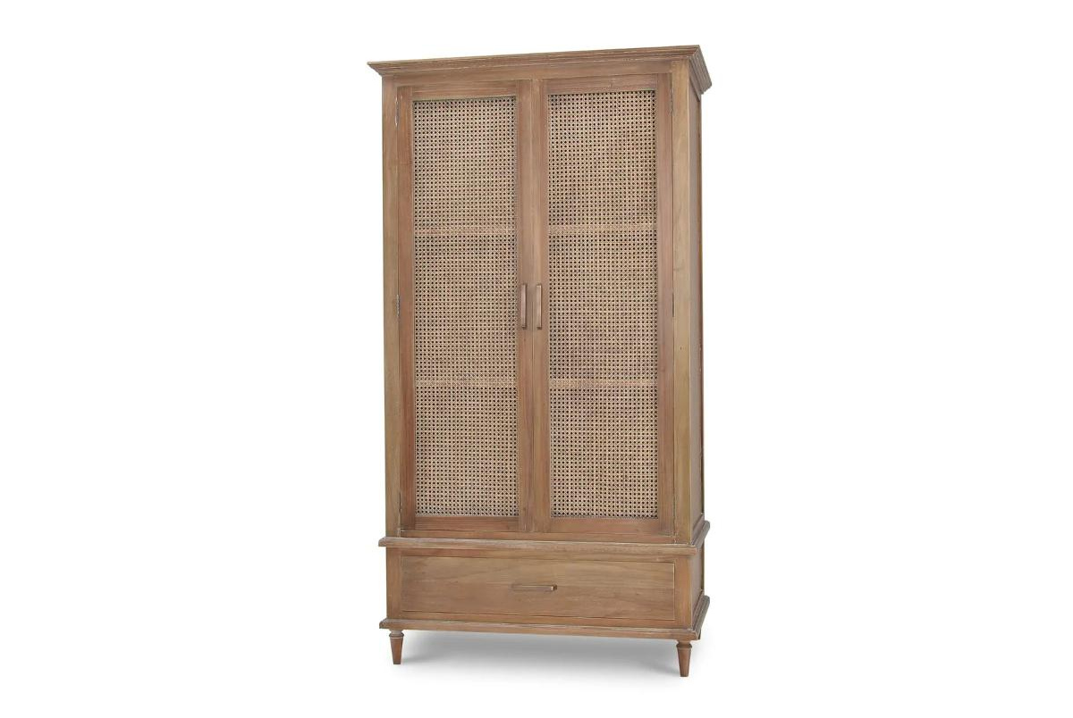 Jamison Wardrobe w/ Rattan Door 27631 衣櫃 圖2