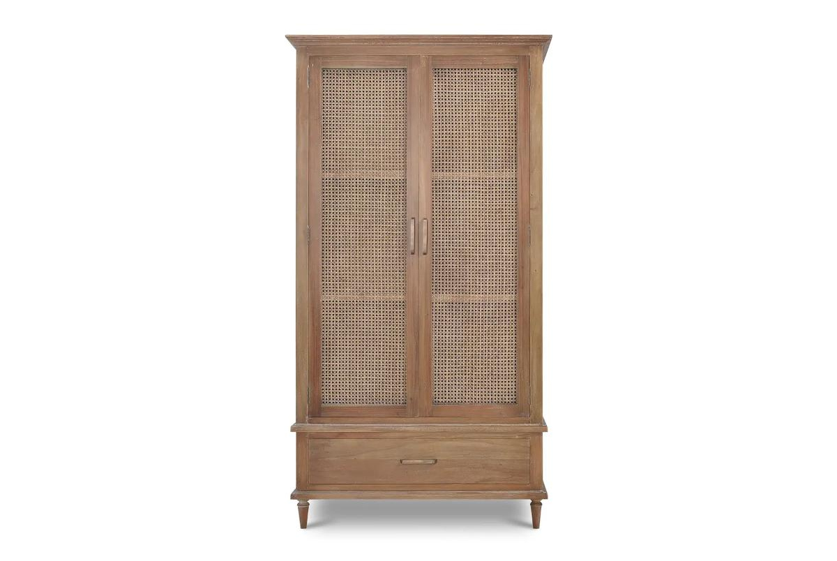 Jamison Wardrobe w/ Rattan Door 27631 衣櫃 圖3