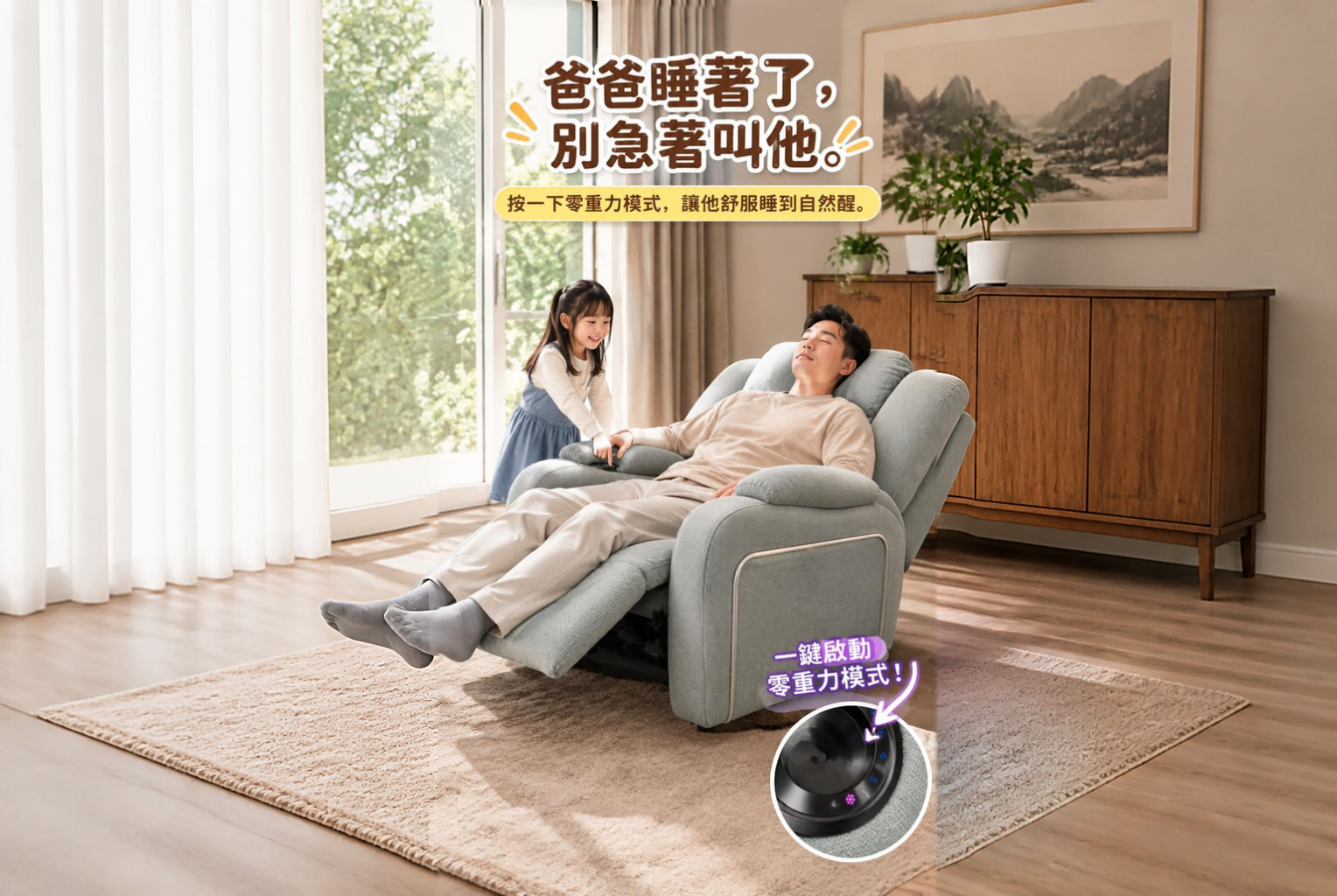 單 ME 電動零重力躺椅 圖3